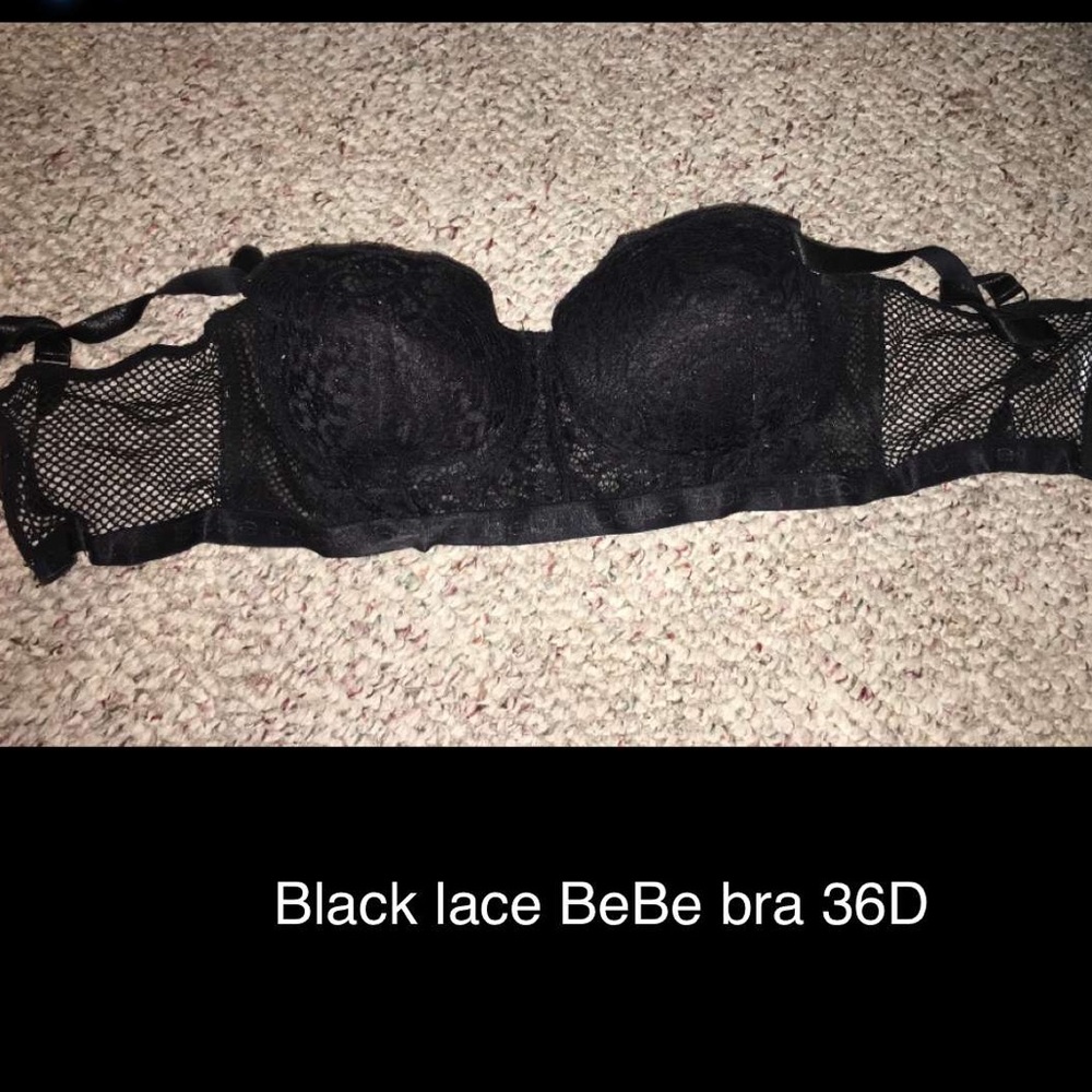 Black Lace Bra